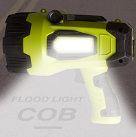 Lampe de recherche portable rechargeable 6V 10W pour le camping, la chasse et les situations d'urgence, étanche IP55, avec poignée, lampe de recherche LED
