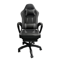 Chaise de jeu ergonomique de course de qualité supérieure 1 pièce livraison gratuite avec repose-pieds pivotant