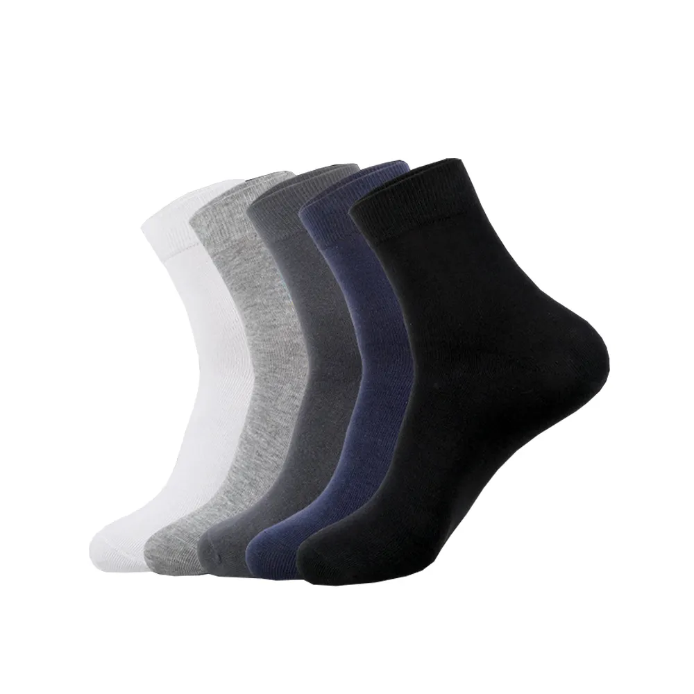 Best Sale Cotton Solid Sock Business Dress Premium Quality Mens Socks Custom Logo