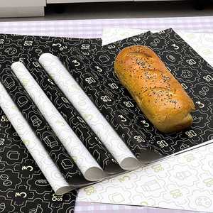 Papel de Envolver Personalizado, Recubierto, de Grado Alimenticio, Ecológico, Antigrasa y Reciclable para Hamburguesas, Sándwiches y Pizza - Product Image 1