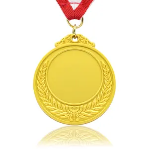 Custom Award Voetbal Medailles Sport Metalen Medaillon Custom Sport Medailles En Linten Trofeeën Medallas Medaille