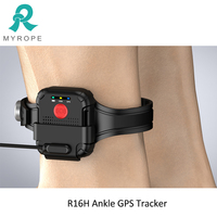 Gelang kaki GPS pelacak GPS anti Tamperproof Monitor pergelangan tangan GPS untuk tahanan rumah pengawasan waktu nyata gelang GPS