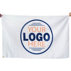 Drapeau publicitaire personnalisé pour intérieur/extérieur, bannières et enseignes en polyester couleur pleine, drapeaux promotionnels personnalisés - Product Image 1