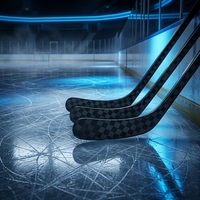 Nouvelle crosse de hockey sur glace en fibre de carbone brevetée pour senior/junior/jeunes