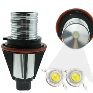 Penanda Lampu Eksternal Mobil, Lampu Depan LED Lingkaran Cahaya Halo Led Mata Malaikat untuk Bmw E39 E60