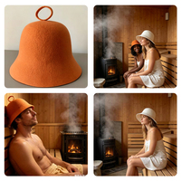 Ruang Pengeringan Wol Felt Ramah Lingkungan, Topi Sauna, Produk Kesehatan Spa, Ruang Pengeringan Gaya Nelayan, Topi Pengeringan