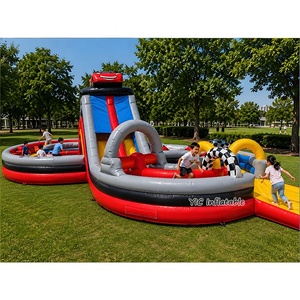 Parcours d'obstacles gonflable avec toboggan pour <span class=keywords><strong>location</strong></span> commerciale <span class=keywords><strong>de</strong></span> fêtes en plein air - Product Image 1