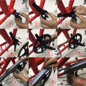 Housse de protection de chaîne de vélo 3 tailles pour plateaux 32-46T Pignon Pédalier Protection de vélo Accessoires <span class=keywords><strong>VTT</strong></span> - Product Image 5