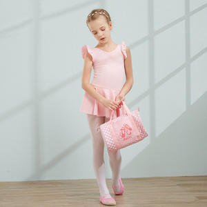 Sac de danse de ballet rose pour petites filles, personnalisable, de haute qualité, avec compartiment à chaussures - Product Image 2