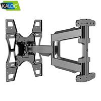 Soporte de TV retráctil de movimiento completo Kaloc para televisores LCD con capacidad de carga de hasta 100 libras, modelo X7