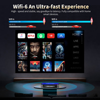 Boîtier TV Android 14 de haute qualité 2026 OTT HS86 PRO 20 Rockchip RK3566 avec 0,8 TOPS de puissance de calcul NPU, original d'usine