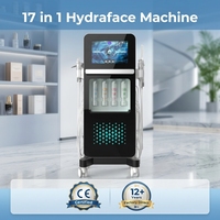 Appareil de beauté multifonctionnel pour le visage, élimination des points noirs, 17 en 1, machine Hydra, soin de la peau, hydrodermabrasion, appareil facial