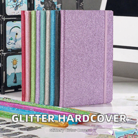 Twins Win Factory Vente en gros Personnalisé Mini Carnet de poche avec porte-stylo, design latéral, format A5, en cuir PU texturé, journal étudiant