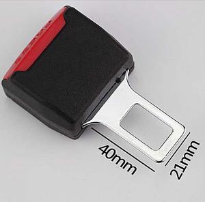 Boucle de ceinture de siège de voiture universelle noir, en plastique, pour sécurité, attache à Clip, vente en gros, 10 pièces - Product Image 2