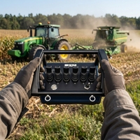 Kit de télécommande hydraulique proportionnelle pour machines agricoles avec code fixe, matériau métallique, distance de contrôle de 500 m