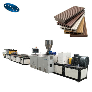 Sevenstars 2024 sản xuất cao <span class=keywords><strong>WPC</strong></span> PE PP <span class=keywords><strong>PVC</strong></span> comosited hồ sơ cho bên ngoài <span class=keywords><strong>decking</strong></span>/Hàng rào/Bài vv nhựa đùn dòng - Product Image 1