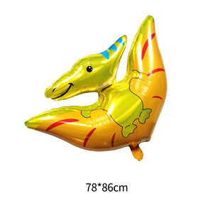 Set di Decorazioni per Feste di Compleanno con Palloncini in Foil a Forma di Dinosauro - Palloncini Giganti a Forma di Dinosauro per Feste di Compleanno - Product Image 5