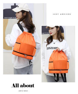 Bolsa de Diseño Personalizada con Cordón, Bolsa Deportiva 210d con Estampado de Moda, Cierre de Cordón, Bolsa de Poliéster con Cordón - Product Image 4