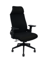 Chaise de bureau pivotante au design moderne, réglable en hauteur, avec support pour le cou, en tissu