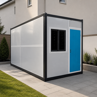 Meilleur prix pour une maison conteneur ignifuge, maison modulaire isolée, maison conteneur à deux chambres pour entrepôt