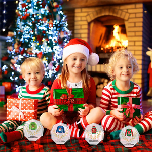 Acrylique clair pull de noël moche imprimé trophée drôle pull de noël récompense de fête pull moche concours prix bloc - Product Image 3