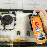 Nettoyant Mousse Cuisine Polyvalent pour Four et Maison, Dégraissant Puissant contre Graisse, Saleté Tenace et Taches d'Huile en Spray