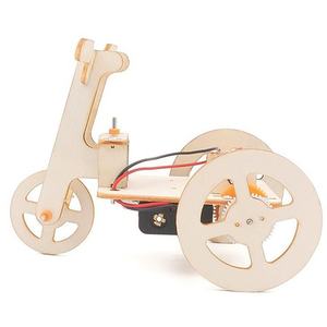 OKYN2537-38 Kit de Modelo de Experimento Científico de Triciclo de Madera para Armar, Juguete Educativo STEM para el Aprendizaje Infantil - Product Image 3