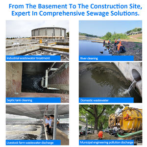 Bomba de aguas residuales serie WQ de rendimiento confiable, bomba trituradora de aguas residuales sumergible industrial, estación de bomba séptica de larga duración - Product Image 5