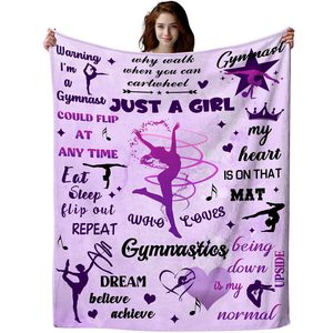 Ballerina Silhouette Flannel <b>Blanket</b> <b>Throw</b> <b>Blanket</b> Nap <b>Blanket</b> Machine Washable Fade Resistant for Bedroom Living Room OEM ODM - Product Image 6