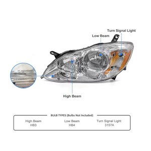 Populares Sistemas de Iluminación de Faros para Automóvil 81150-02350 81110-02350 Faros Delanteros para <span class=keywords><strong>Toyota</strong></span> <span class=keywords><strong>Corolla</strong></span> 2003 2004 2005 2006 <span class=keywords><strong>2007</strong></span> 2008 - Product Image 4