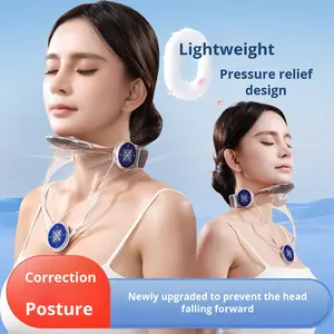 Dispositivo de corrección de postura de cabeza delantera ajustable con marco de soporte fijo para tracción de hombros y cuello - Product Image 2