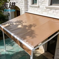 Tissu de bâche en PVC TIANJIN haute résistance 750GSM, résistant aux intempéries et aux UV, ignifuge, pour abri
