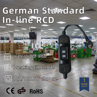 Prise électrique RV RCD série RIFENG THPR-GS 16A IP66 15-30mA, assemblage portable en ligne, PRCD 220-250V, protection contre les surtensions, CE