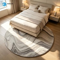 Chinesische Fabrik Wohnzimmer 3D-Gedruckter Kaninchenfell-Teppich Maschinell Hergestellte Wohndekor-Teppiche Modernes Design Flauschiger Kaninchenfell-Bedruckter Teppich