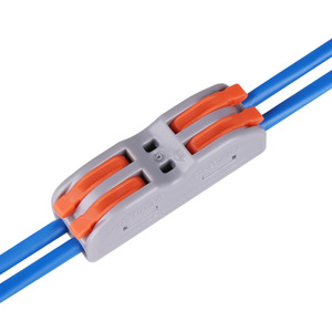 SPL-2 Wire Connector 32A 250V ABS Housing Copper Contact Rectangle Fast Wire Connection <b>Terminal</b> - Product Image 1