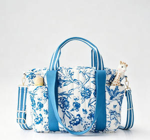Borsa Fasciatoio Personalizzata Trapuntata in Nylon Funzionale con Materassino per il <span class=keywords><strong>Cambio</strong></span> - Product Image 3