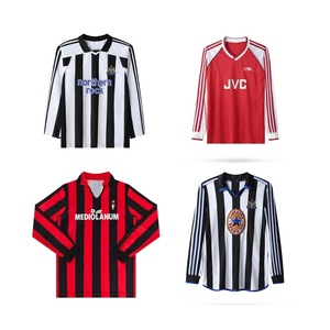 เสื้อฟุตบอลแขนยาวลายทางวินเทจ ZXPFSL อังกฤษ โปรตุเกส ญี่ปุ่น ผลิตจากอะคริลิกและใยไผ่ เสื้อยูนิเซ็กซ์ขายส่ง - Product Image 1