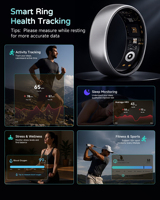 Anillo Inteligente OEM, Monitor de Ciclo Menstrual, Rastreador de Actividad Física, Control por Gestos, Salud, Sueño, Diseño Moderno, iOS, Android