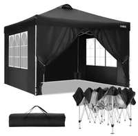 Tente publicitaire TUOYE 10*10 pieds, imprimée, pliable, avec structure en aluminium, pour exposition sportive, imperméable, toutes saisons