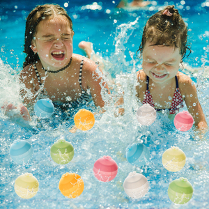 Senza magnete riutilizzabile in Silicone riutilizzabile palla acqua autosigillante <span class=keywords><strong>palloncini</strong></span> bomba acqua all'aperto piscina giocattolo Unisex - Product Image 6