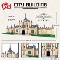 Nouvellement arrivé grande-bretagne Cambridge University Oxford University Mini brique Mini calture bloc de construction jouet pour adultes et enfants
