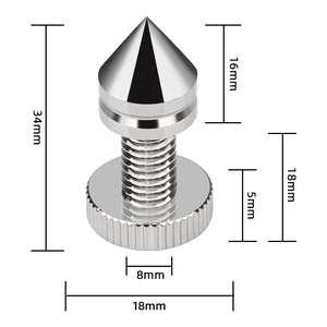 Amplificateurs de pointe de haut-parleur Hi-Fi ODM/OEM avec pieds d'isolation en acier Support de lecteur CD pour plateau tournant Accessoires de haut-parleur haut de gamme - Product Image 6