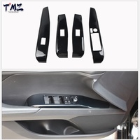 PC Piano Black Carbon Fiber Interior Trim Full Set Dekorasi Modifikasi Aksesoris Penutup Untuk Toyota Camry Generasi ke-9 2025-2026 LHD