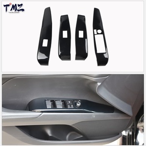 PC Piano Black Carbon Fiber Interior Trim Full Set Dekorasi Modifikasi Aksesoris Penutup Untuk Toyota Camry Generasi ke-9 2025-2026 LHD - Product Image 3