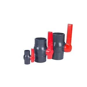 Plastic Kogelkraan Pvc Fabriek Prijs Hot Verkoop Alle Grootte Pvc Kogelklep Socket