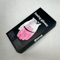 Caja de Papel Reciclable con Impresión Digital, Gofrado y Recubrimiento UV para Empaque de Guantes Deportivos Personalizados