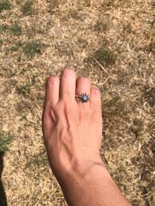 Anillo de piedra lunar de arcoíris Vintage con ajuste de bisel, joyería de piedra Natural de plata esterlina, regalo de boda o fiesta para ella - Product Image 6