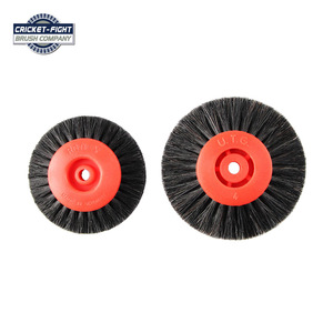 Cricket-Fight <b>Brush</b> Company Rotifix Polishing <b>Brush</b> <b>Wheel</b> 78mm Diameter Pig Bristle For Jewelry Hardware Polishing - Product Image 2