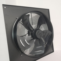 500mm * 500mm 380V AC ventilateur axial avec lame en acier moteur électrique portant DC/EC Support mural pour refroidisseur ferme Restaurant hôtels