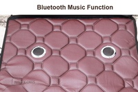 Électrique complet Du Corps Vibration Shiatsu Chauffé Vibrant Gonflable Airbag Lit Matelas De Massage